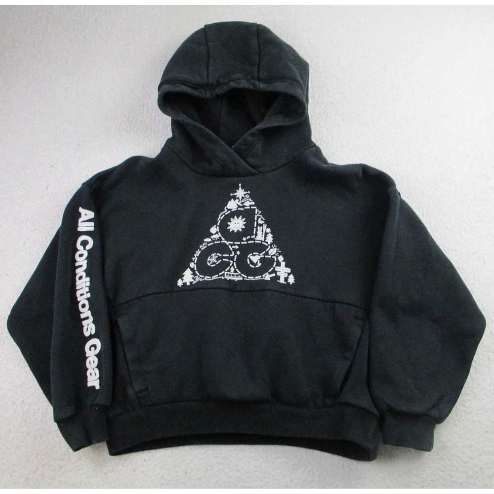 Nike ACG Hoodie Youth M Pullover All‎ Conditions Gear Graphic Outdoors DR5485